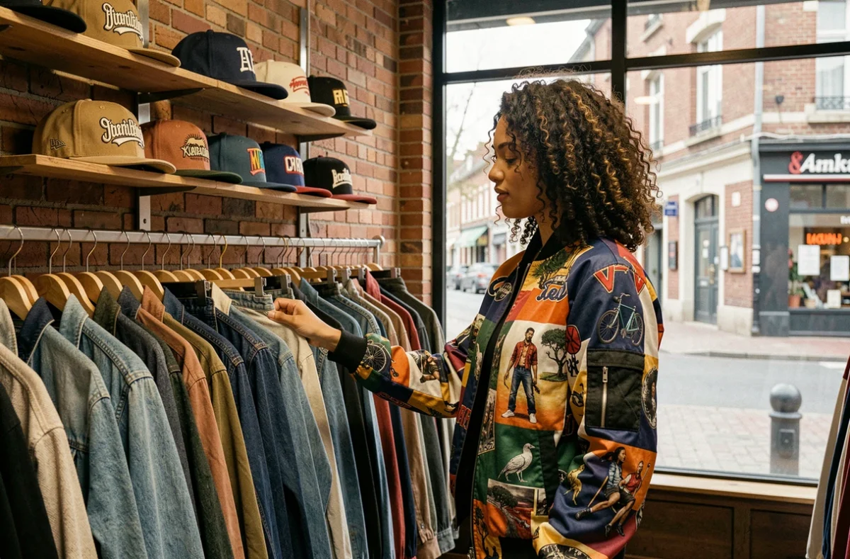 Boutique Kraft à Beaulieu Nantes avec sélection de vêtements streetwear en rayon