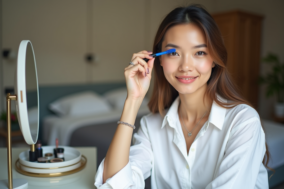 Mascara bleu : avantages et raisons de l’adopter dans votre routine beauté