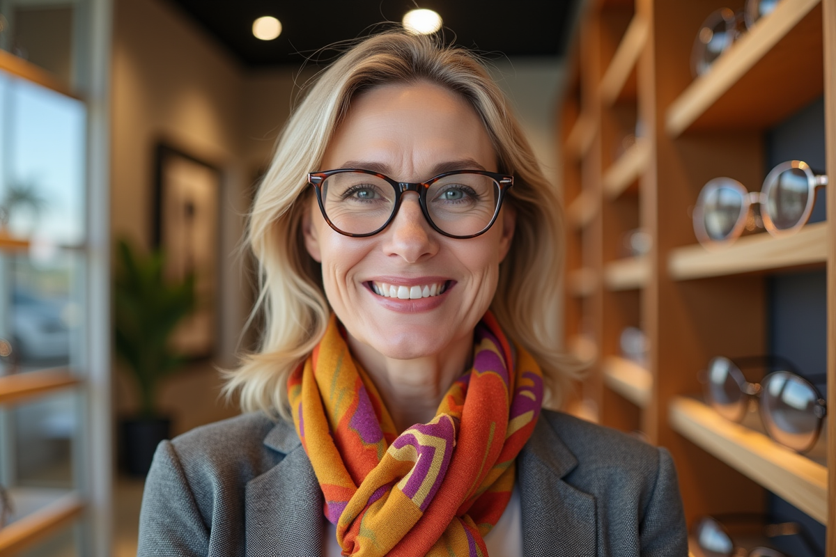 Choisir la couleur de lunettes pour un look plus jeune