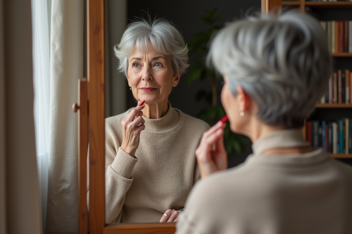 Choix du rouge à lèvres idéal pour les femmes de 60 ans