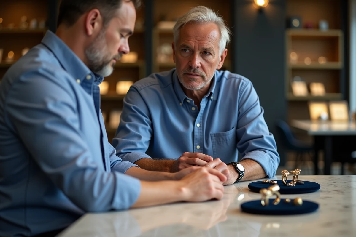 Homme vérifiant la taille d